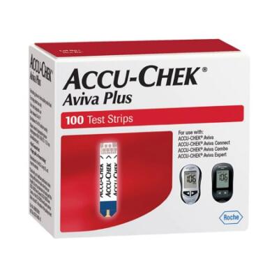 Accu-Chek Aviva Plus Blood Glucose Test Strip 100/BX