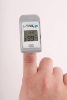 Fingertip Pulse Oximeter Proactive Medical Products Battery Operated