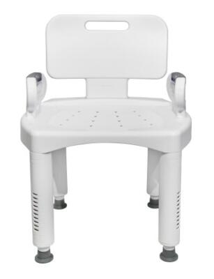 Shower Chair McKesson Removable Arm/Back