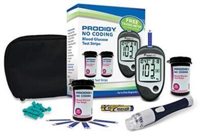 Prodigy  AutoCode Blood Glucose Meter Bundle + 50 Test Strips