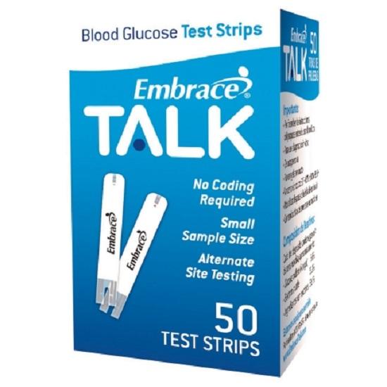 Embrace TALK Test Strips 50 per Box