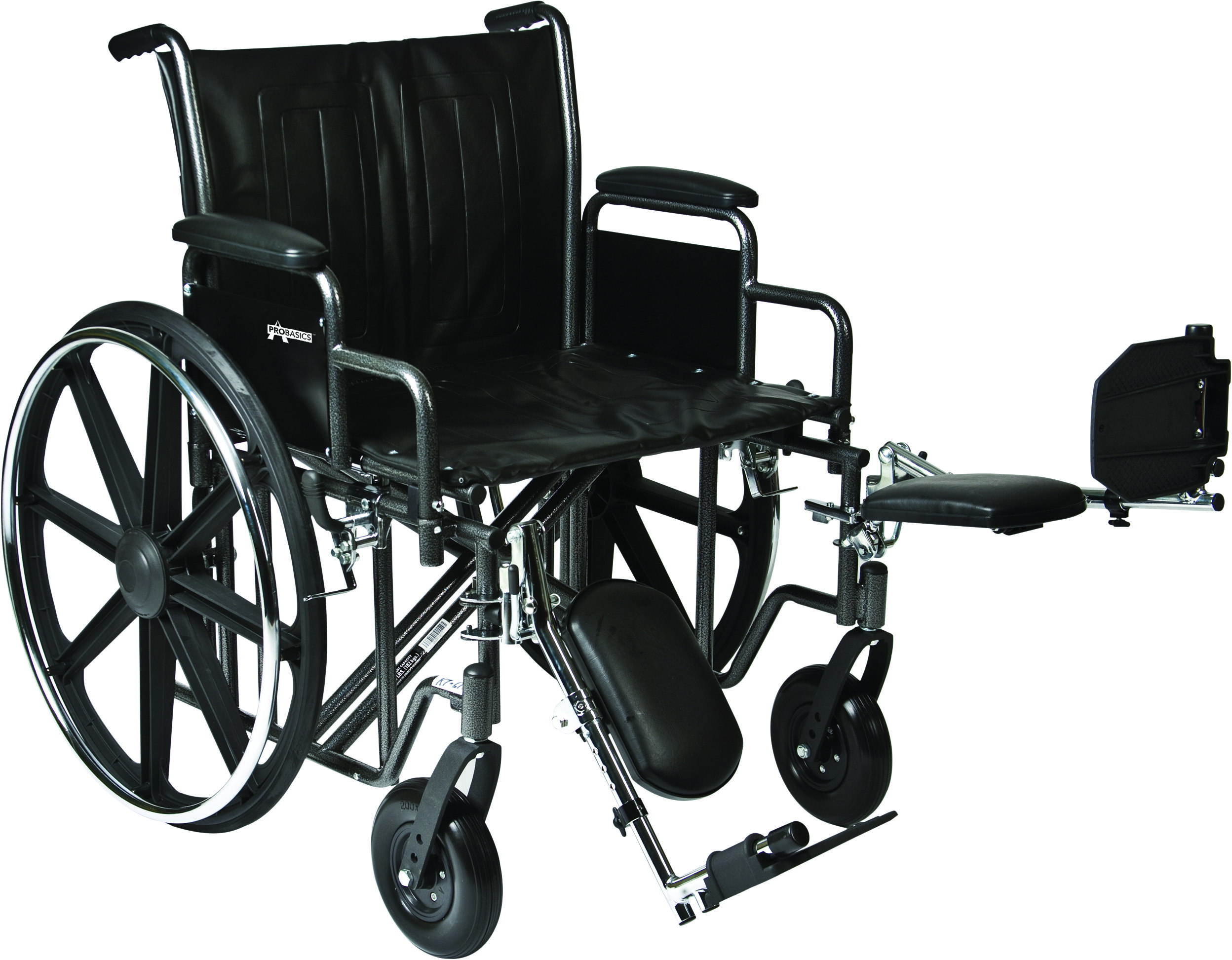 ProBasics Heavy Duty K0007 Wheelchair, 26" x 20" Seat with Legrests