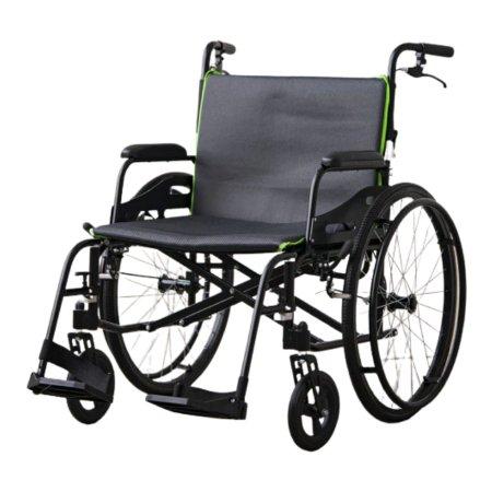 Lightweight Wheelchair Feather 22 Inch Seat Width Adult 350 lbs. Weight Capacity